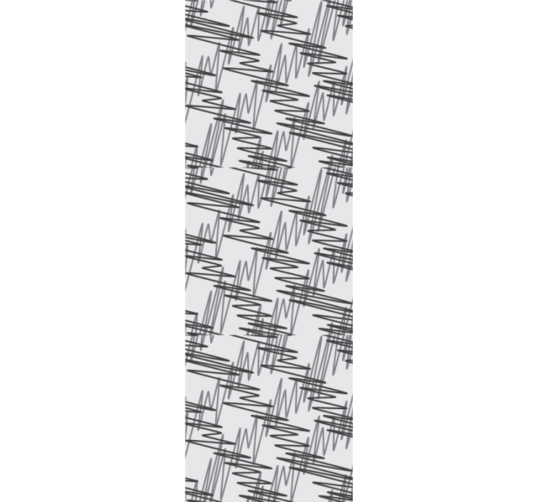 Abstract Linear Motif living room wallpaper - TenStickers