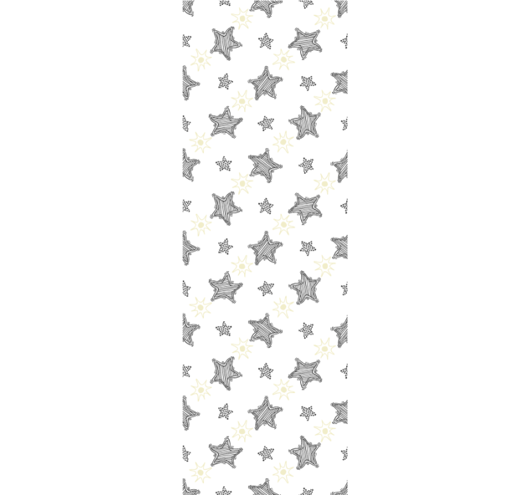 Starry Motif star wallpaper - TenStickers