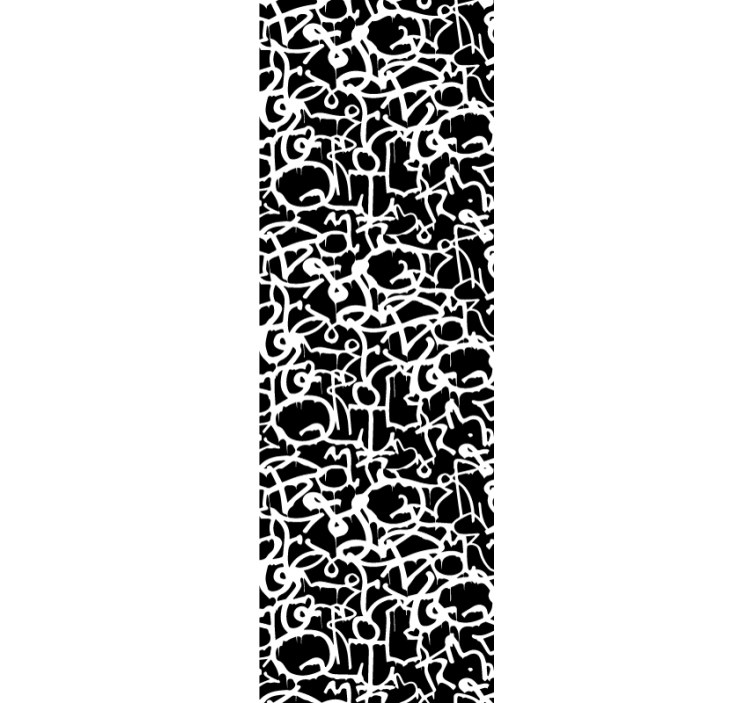 Alphabetic Chaos letter wallpaper - TenStickers