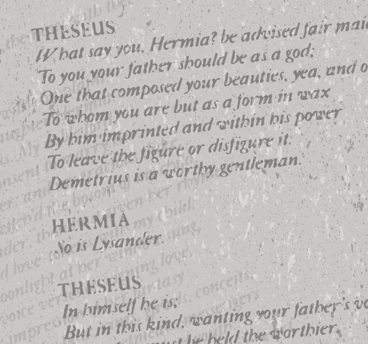 Literary Script Text letter wallpaper - TenStickers