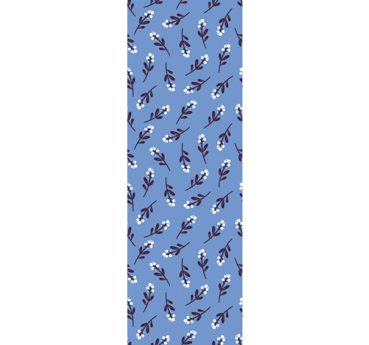 Floral Branches Motif flower wallpaper - TenStickers