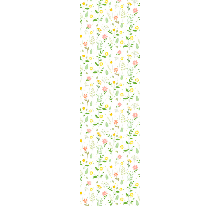 Floral Springtime flower wallpaper - TenStickers