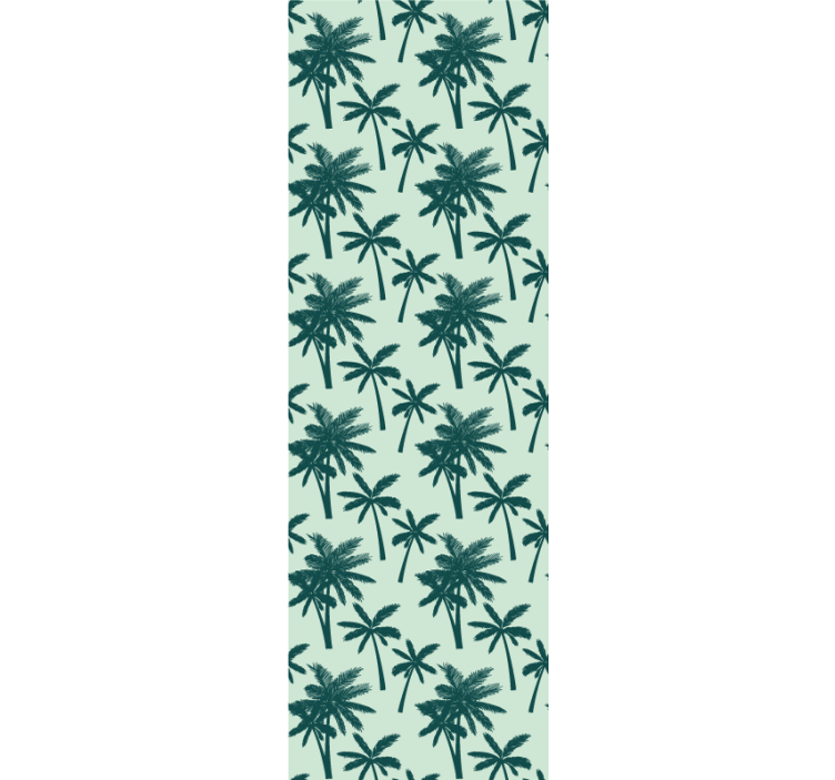 Palm Pattern Display tree wallpaper - TenStickers
