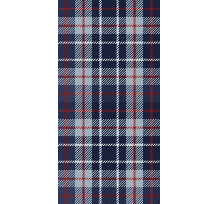 Tartan Plaid tile wallpaper - TenStickers
