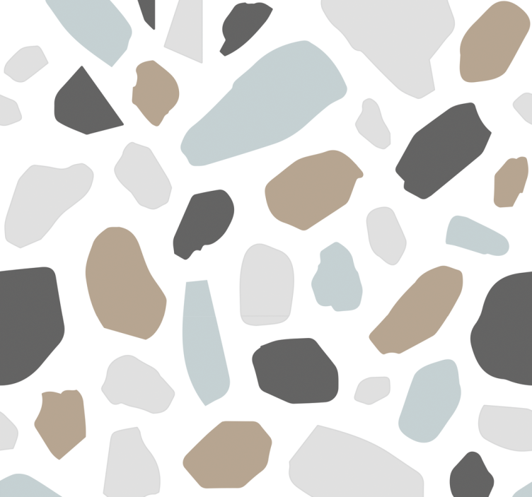 Gray terrazo stone wallpaper - TenStickers