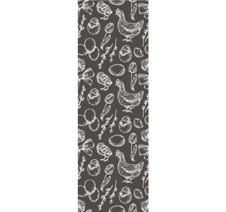 Kitchen wallpaper rustic kitchen design - TenStickers