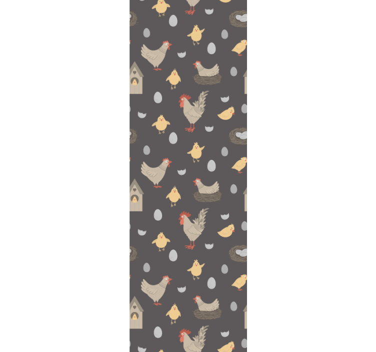 Farmyard Motif animal wallpaper - TenStickers