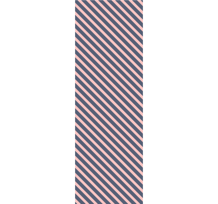 Diagonal Stripe Harmony horizontal striped wallpaper - TenStickers