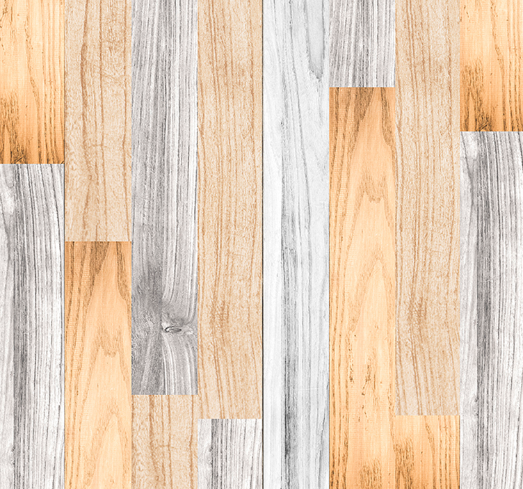 Rustic Planked Wood Effect wood wallpaper - TenStickers