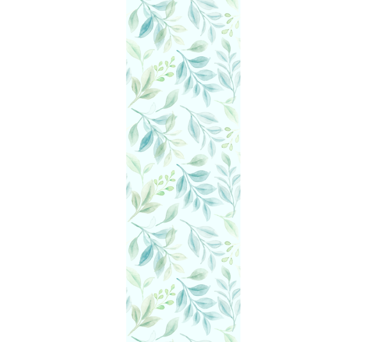 Elegant Foliage leaf wallpaper - TenStickers