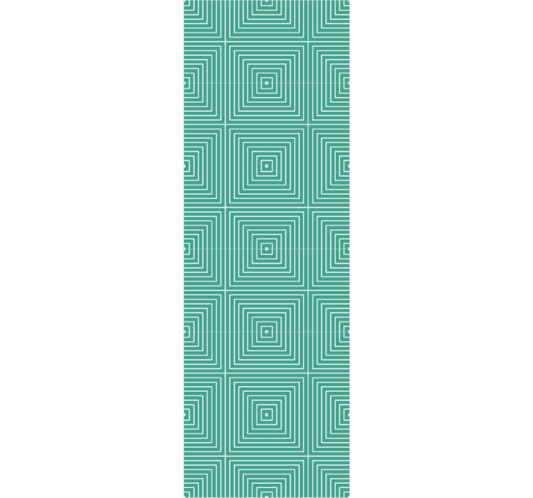 Square Spiral Pattern geometric wallpaper - TenStickers