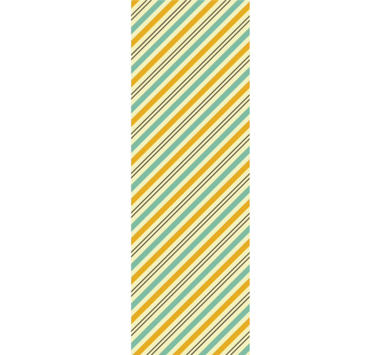 Striped Diagonal Pattern horizontal striped wallpaper - TenStickers