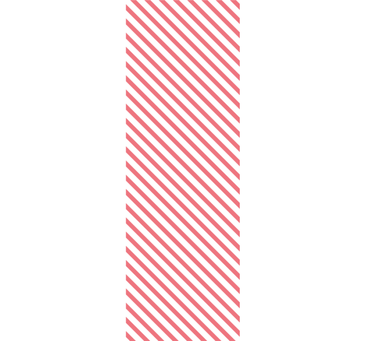Candy Stripe Harmony horizontal striped wallpaper - TenStickers