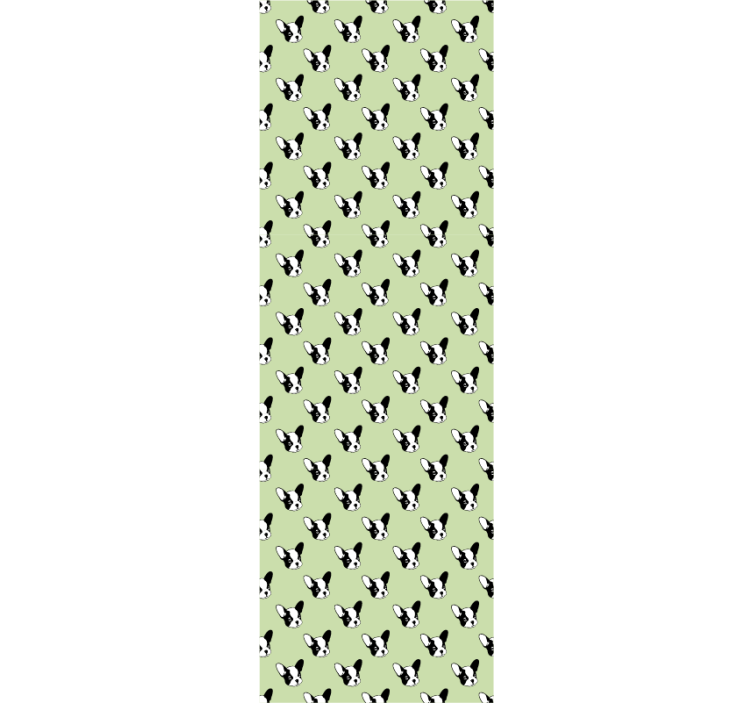 Canine Silhouette Pattern dogs wallpaper - TenStickers