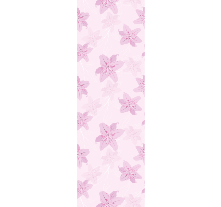 Pretty feminine flower teen bedroom wallpaper - TenStickers