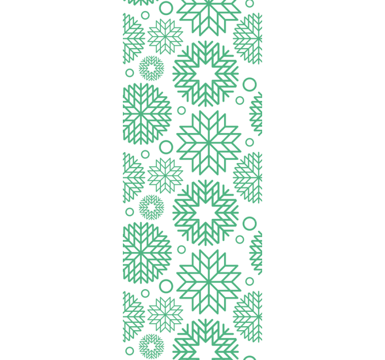 Geometric Blossoms geometric wallpaper - TenStickers