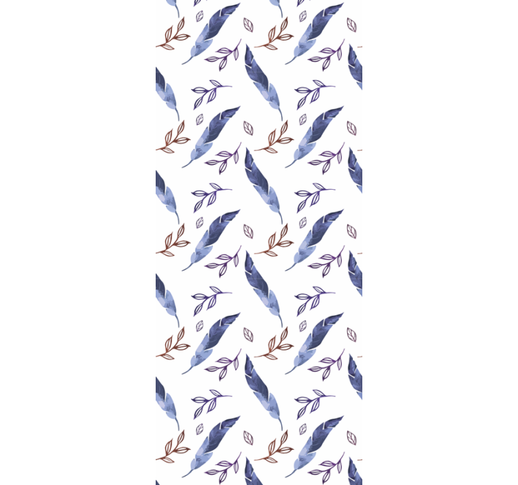 Floral Diagonal Pattern flower wallpaper - TenStickers