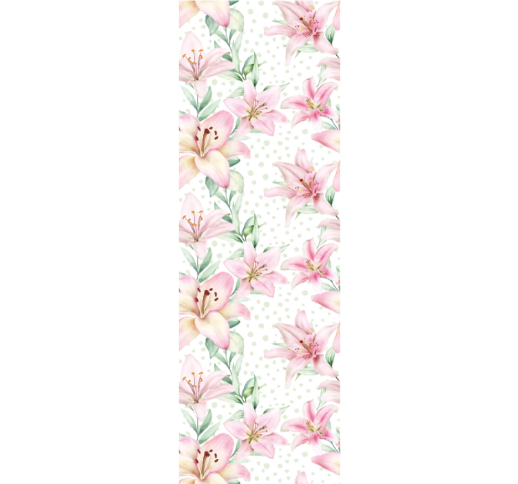 Aquarella botanical wildflower flower wallpaper - TenStickers