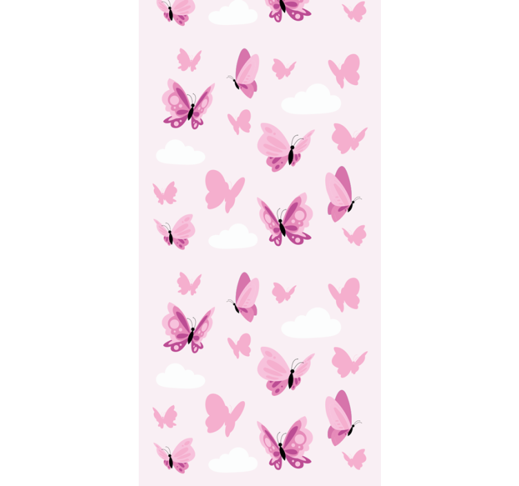 Fluttering Butterflies butterfly wallpaper - TenStickers