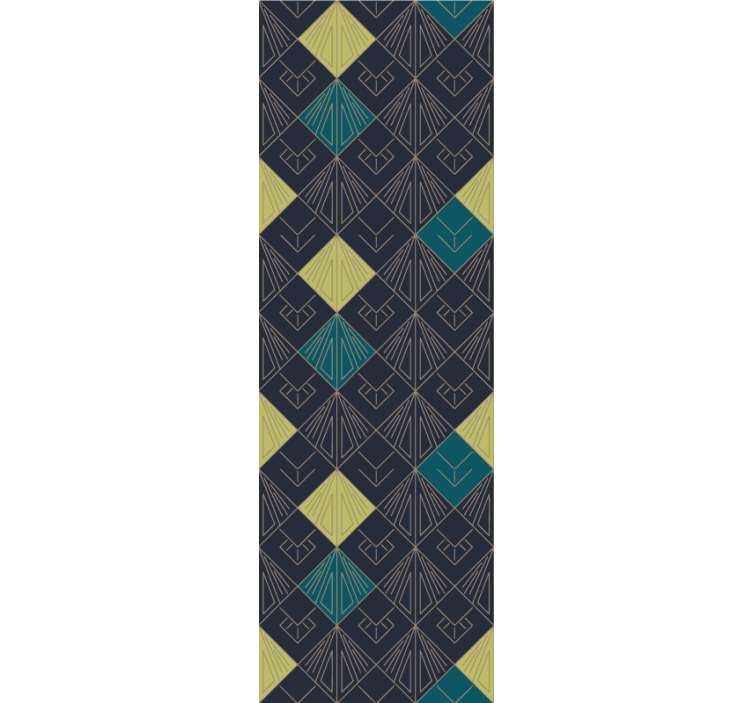 Geometric Patterned Decor geometric wallpaper - TenStickers