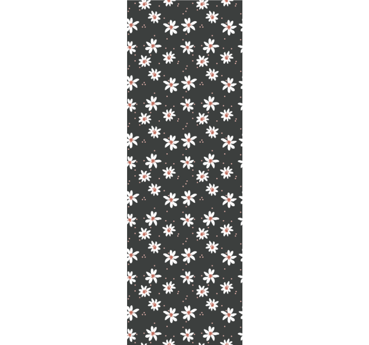 Floral Pattern Repeat flower wallpaper - TenStickers