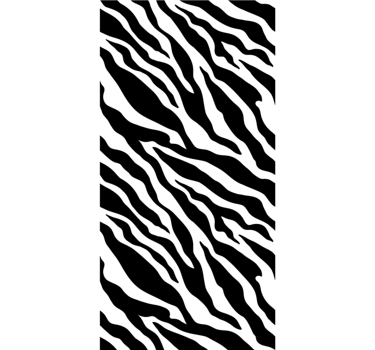 Zebra Stripe zebra wallpaper - TenStickers