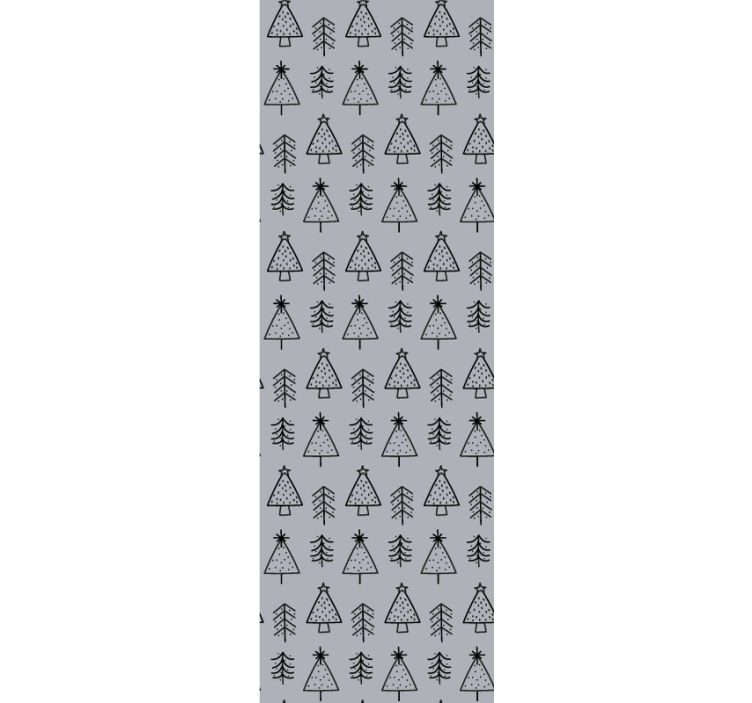 Pine Pattern Decor christmas wallpaper - TenStickers