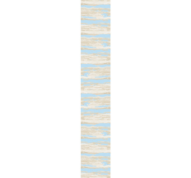 Horizontal Layered Design horizontal striped wallpaper - TenStickers