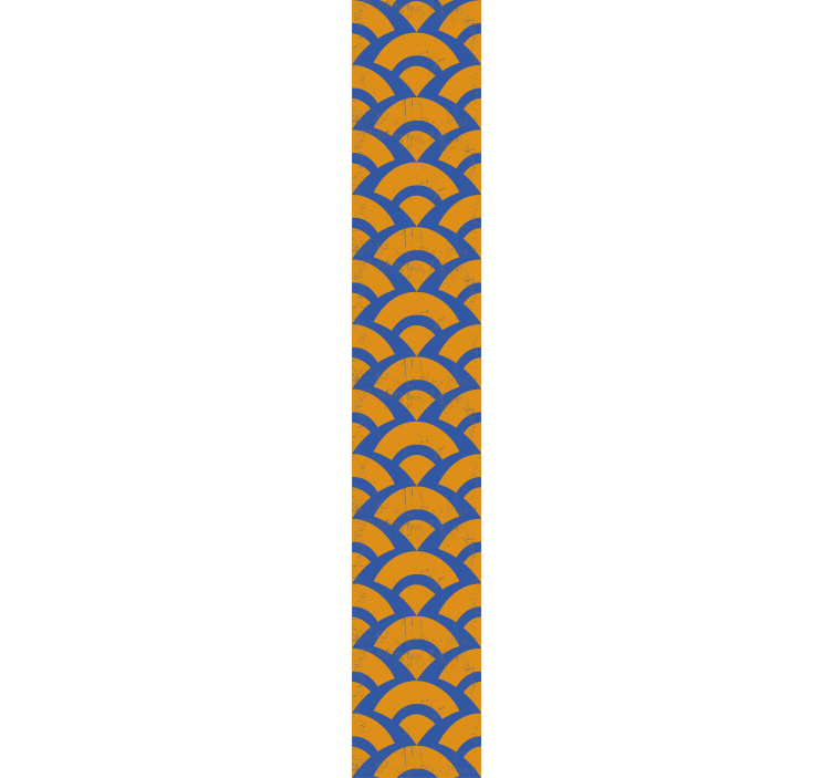 Geometric Arch Pattern geometric wallpaper - TenStickers