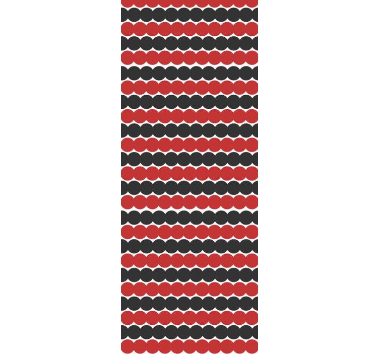 Geometric Scallops geometric wallpaper - TenStickers