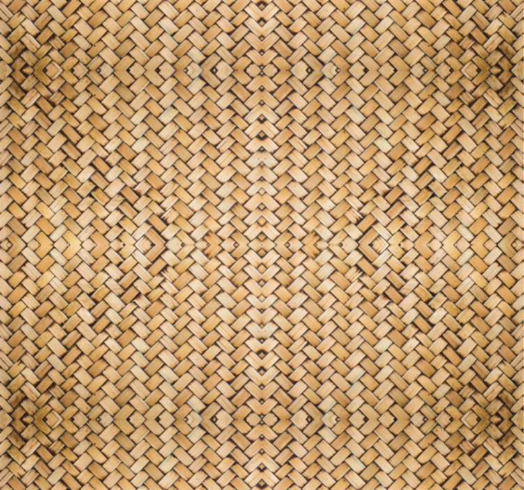 Woven Texture wood wallpaper - TenStickers