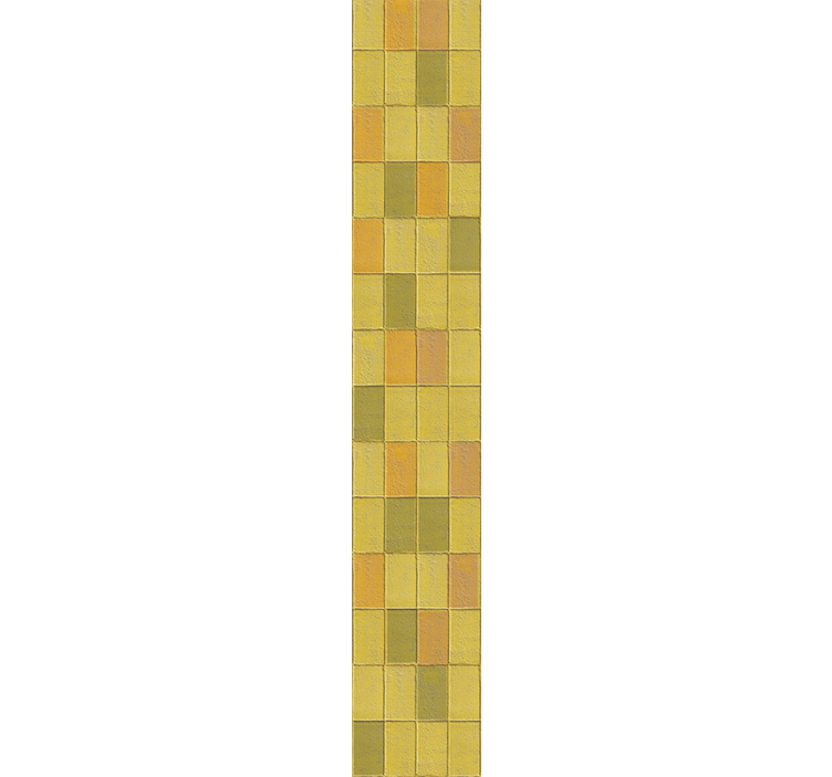 Warm yellow shades tile wallpaper - TenStickers