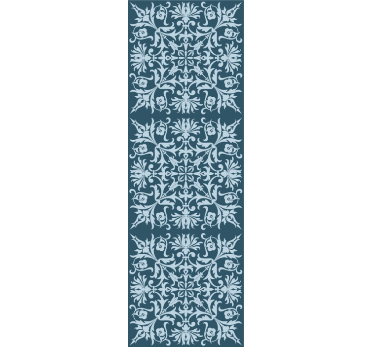 Floral ornament wallpaper with ornamental floral pattern - TenStickers