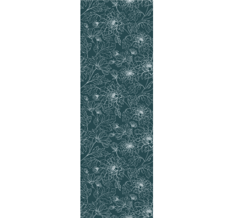 Floral Textured Elegance flower wallpaper - TenStickers