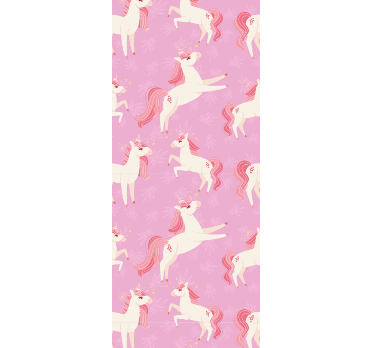 Dancing Unicorns animal wallpaper - TenStickers