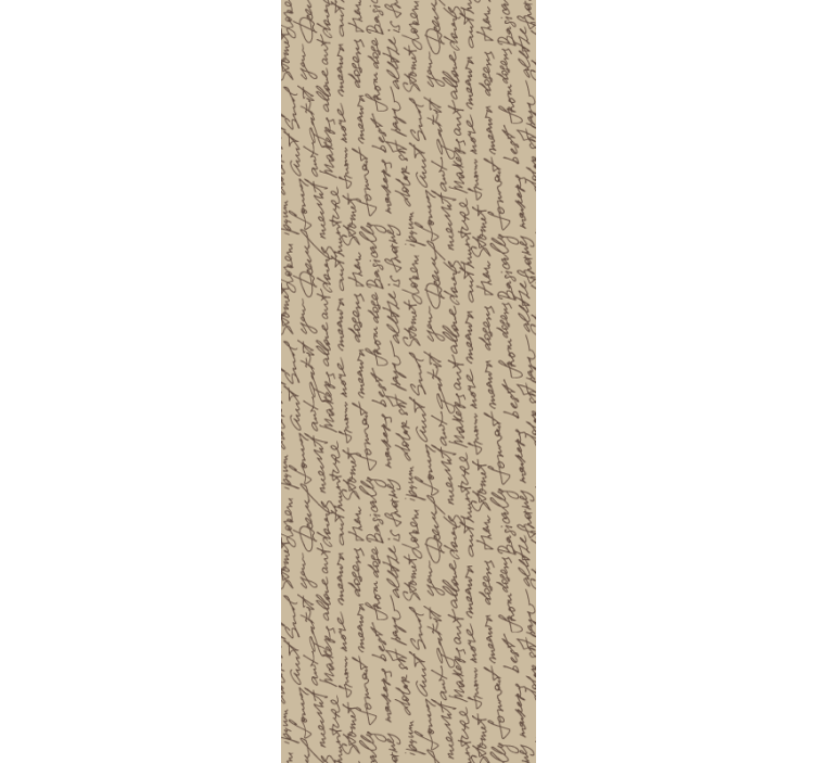 Elegant Script Writing letter wallpaper - TenStickers