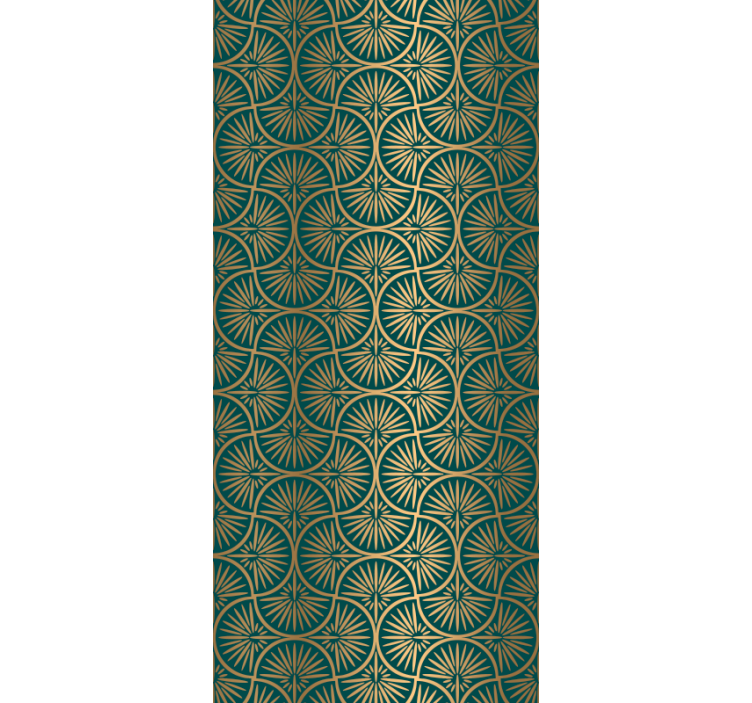 Elegant Geometric Motifs ornamental wallpaper - TenStickers