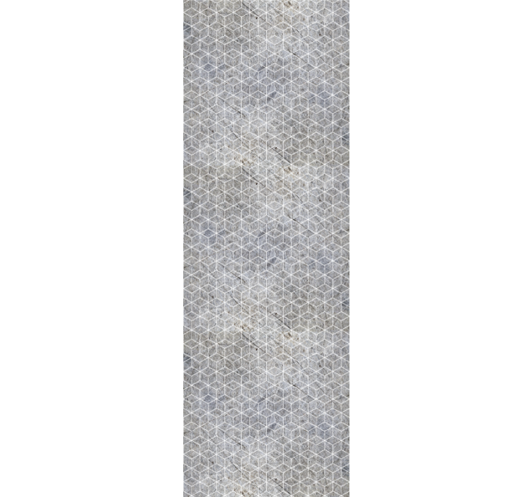 Geometric cement industrial decor wallpaper - TenStickers