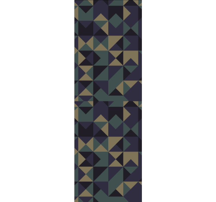 Geometric abstract arrangement triangle wallpaper - TenStickers