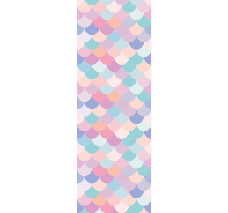 Scales with soft tones animal wallpaper - TenStickers