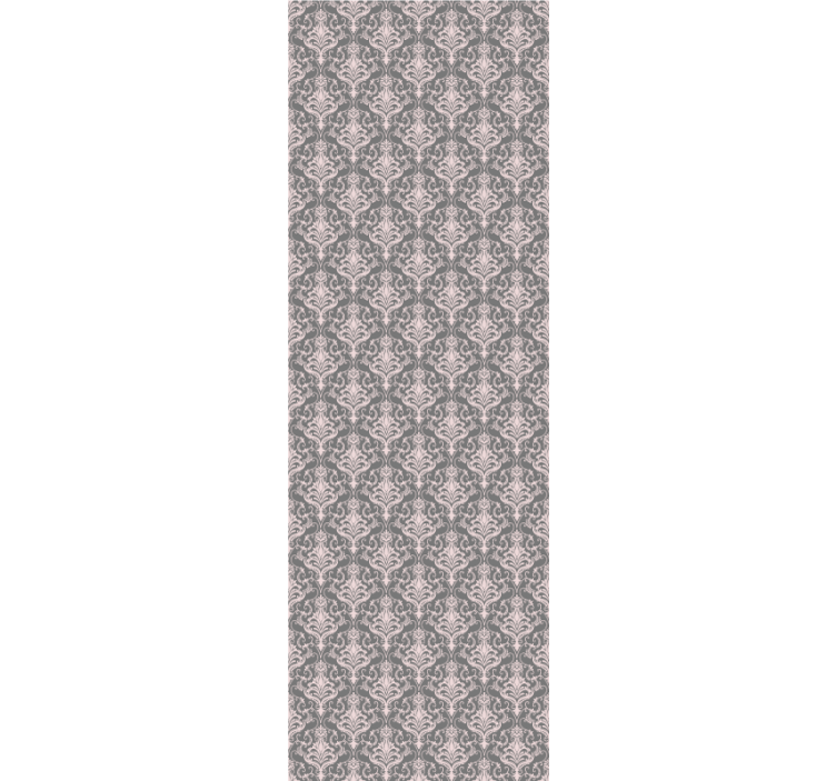 Dark gray and pink pattern classic wallpaper - TenStickers