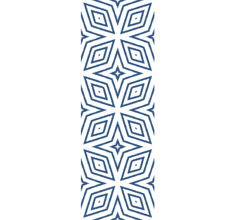 Stylish gray and white pattern geometric wallpaper - TenStickers