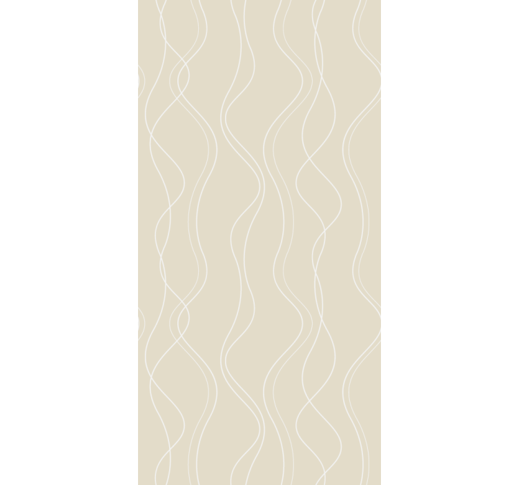 Subtle wave pattern vertical line wallpaper - TenStickers