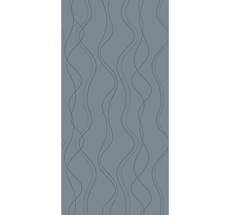 Wavy line pattern striped wallpaper - TenStickers
