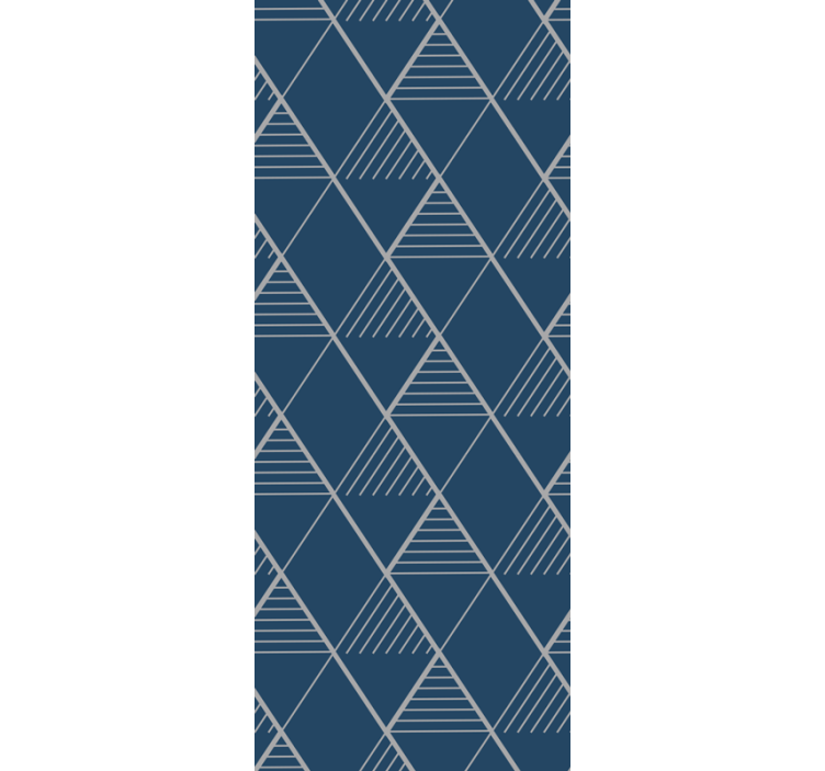 Triangular Line Patterns geometric wallpaper - TenStickers