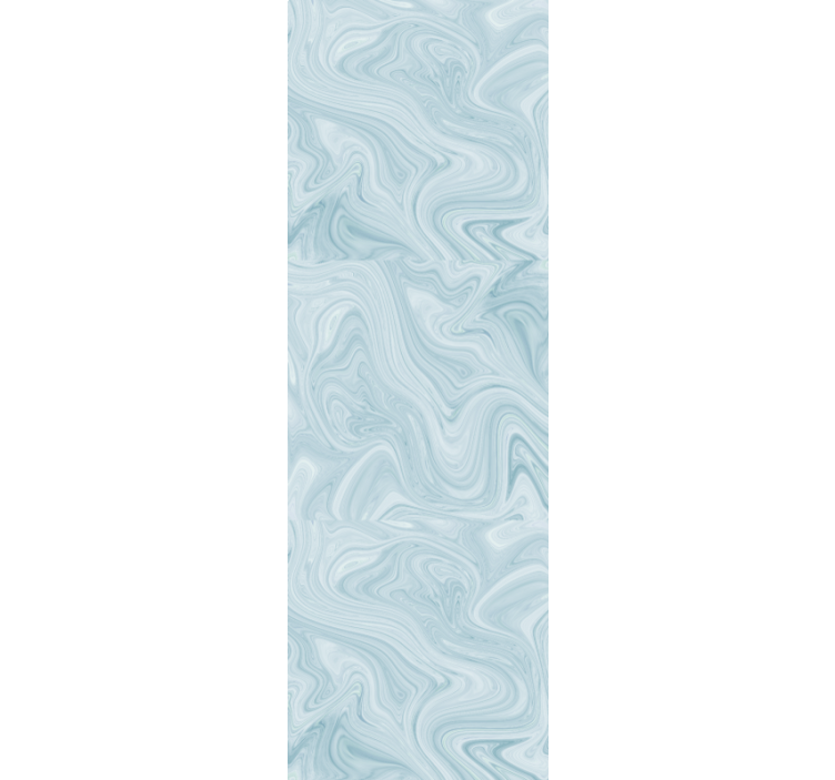 Light blue paint spirals abstract wallpaper - TenStickers