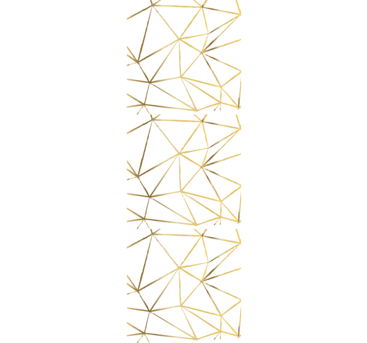 Golden paint with white background wallpaper - TenStickers