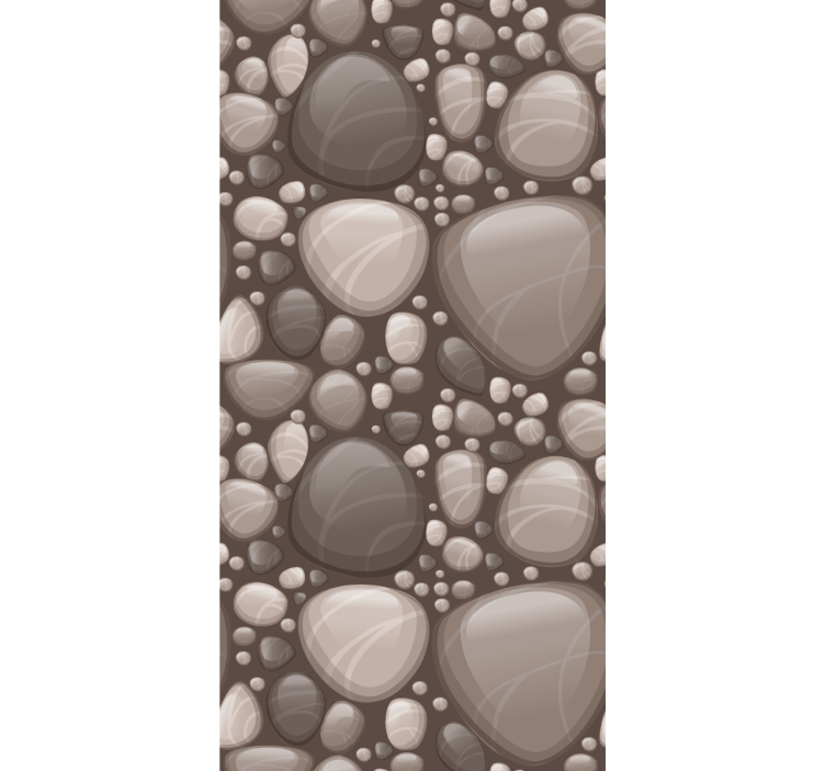Smooth Pebble Arrangement stone wallpaper - TenStickers