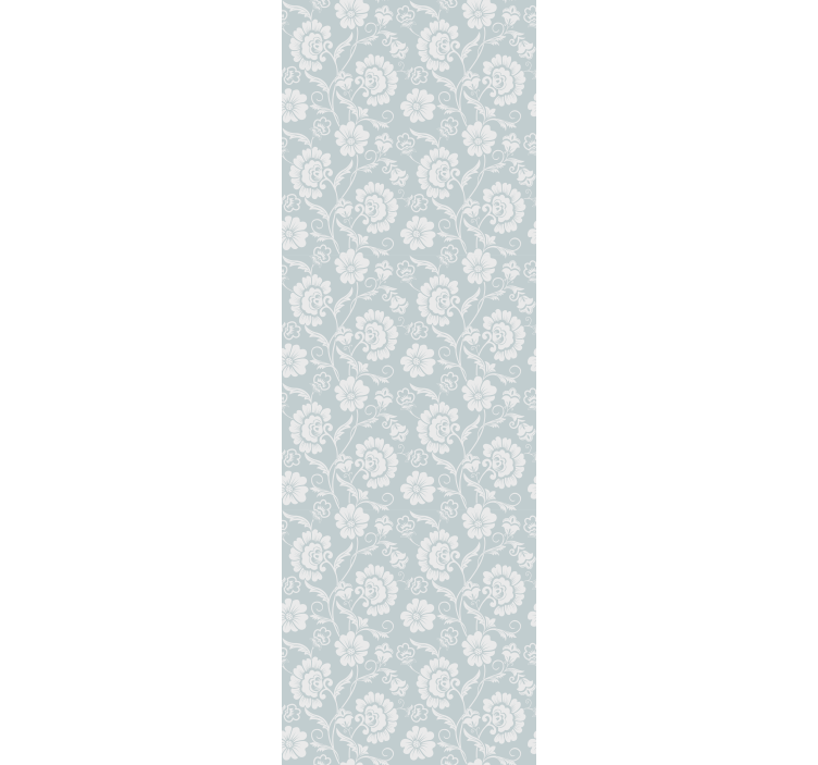 "Granny Chic" Floral Print Flower Wallpaper - TenStickers