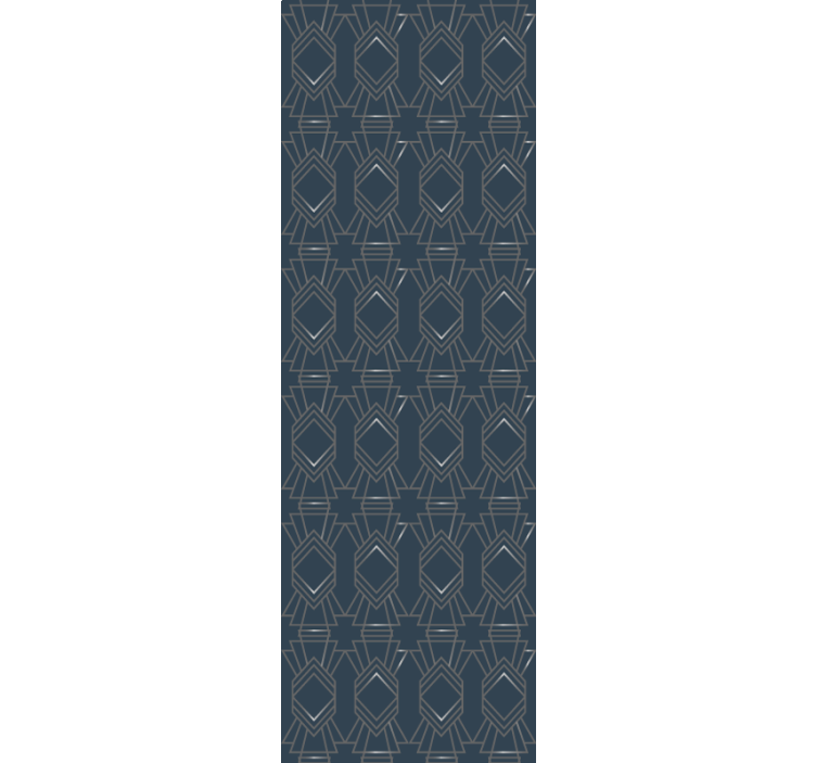 Art Déco rhombus classic wallpaper - TenStickers